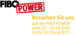 Besuchen Sie uns auf der FIBO POWER Halle 12 Stand B05
