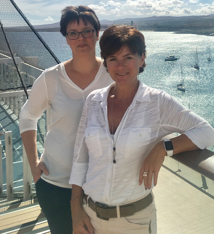 Claudia Köster und Martina Schumann - aus Studentin und Dozentin wurden Kolleginnen.