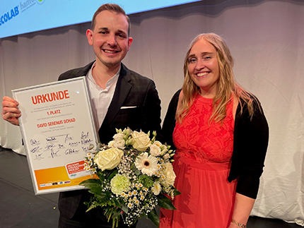 David Schad hat den Hotelnachwuchspreis gewonnen.