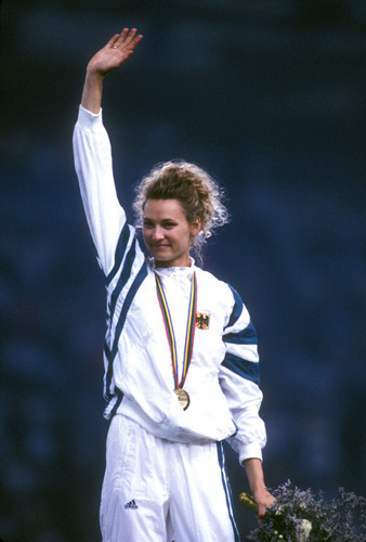 Olympiasiegerin Heike Henkel