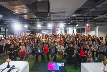 Zuschauergruppe auf der Meet Germany