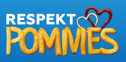 Schriftzug Respekt Pommes