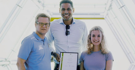 Benjamin Willems, Dr. Marco Boksteen und Luna Lattarulo