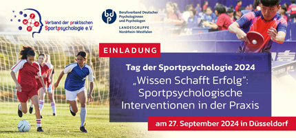 Tag der Sportpsychologie Einladungsplakat