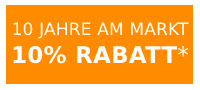 10 Prozent Rabatt